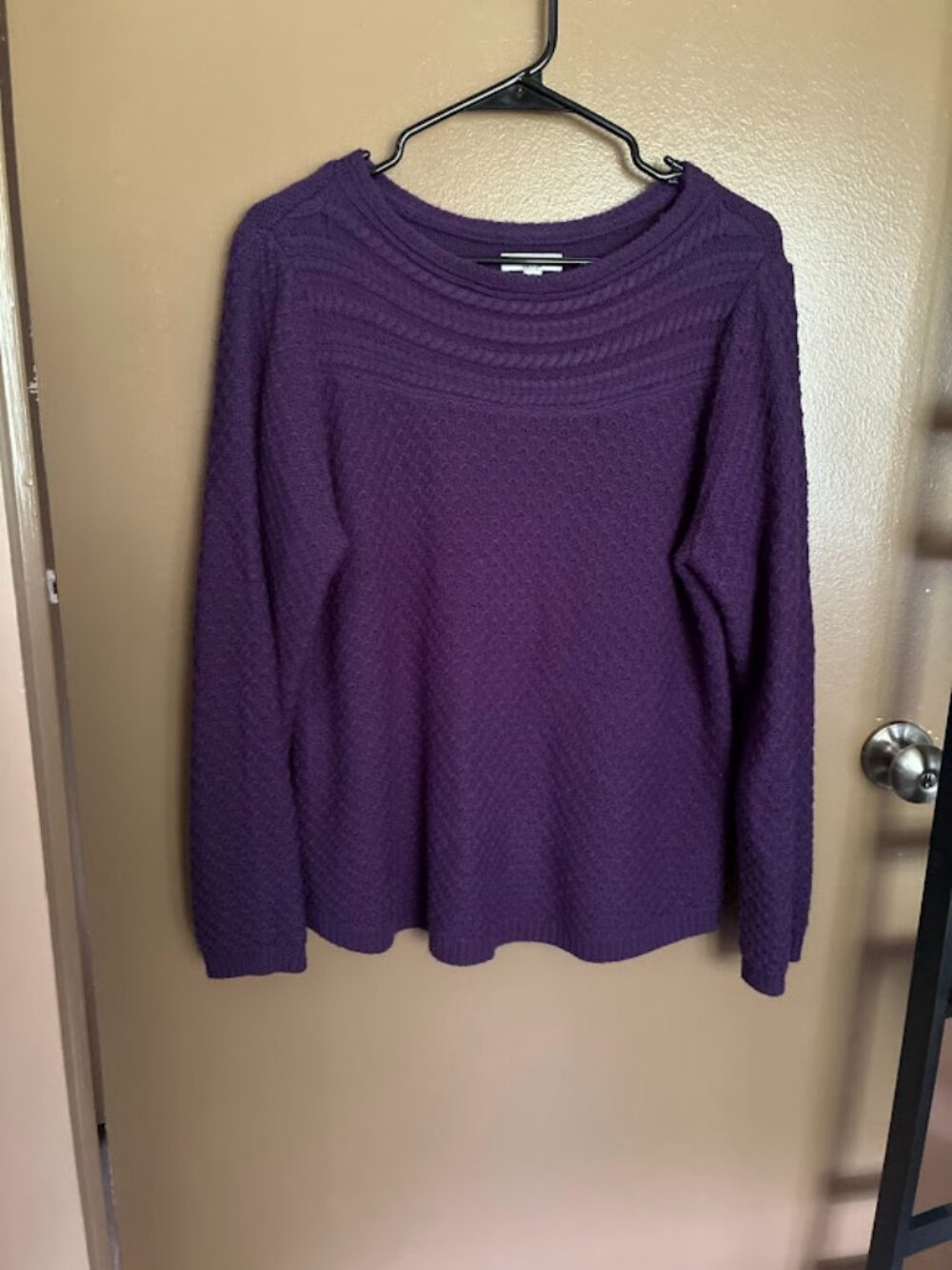 Purple Croft and Borrow Sweater